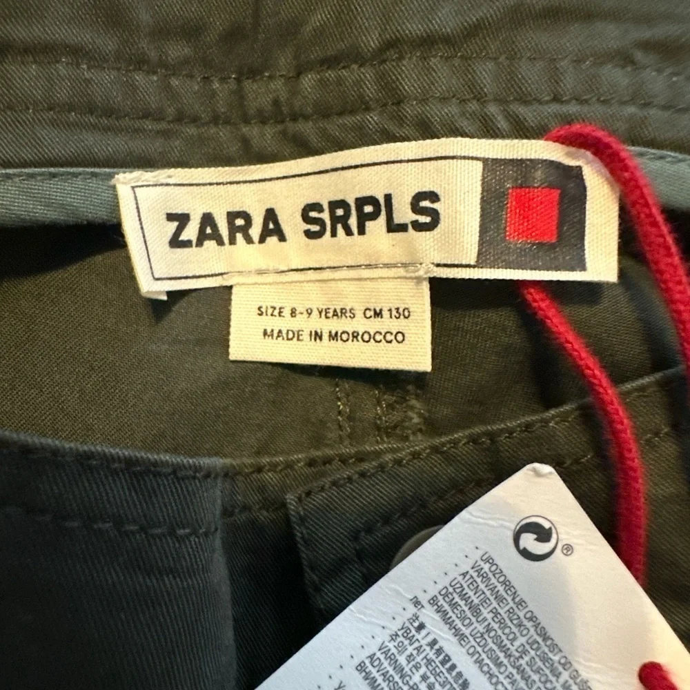 Zara Olive Green Kids Trousers - Picture 13 of 14